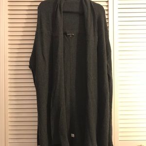 Express Charcoal Gray cardigan L